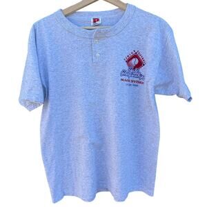 Vintage 90s Senior Softball World Championship Las Vegas Gray shirt Size Large